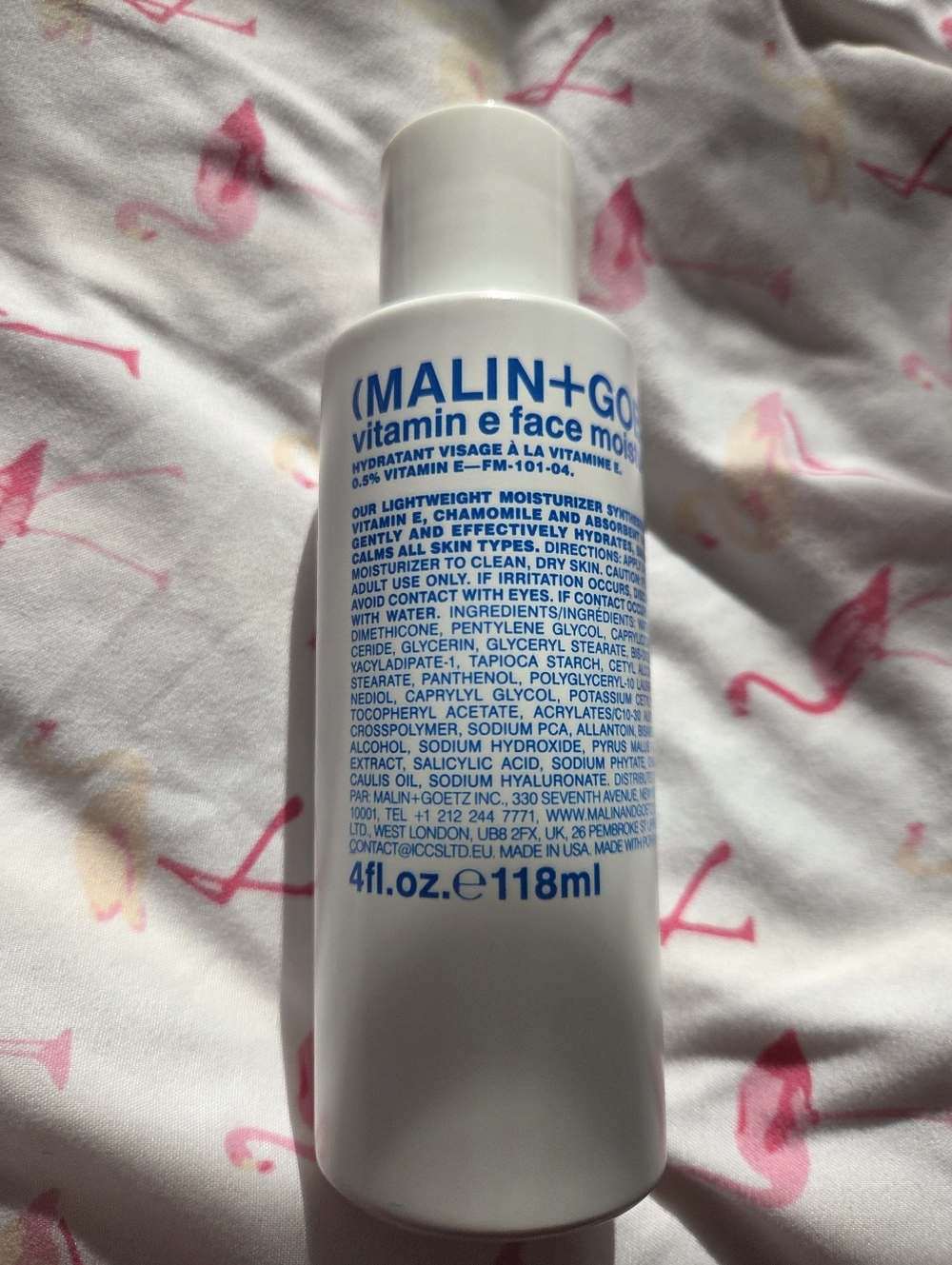 MALIN+GOETZ UNISEX VITAMIN E MOISTURIZER